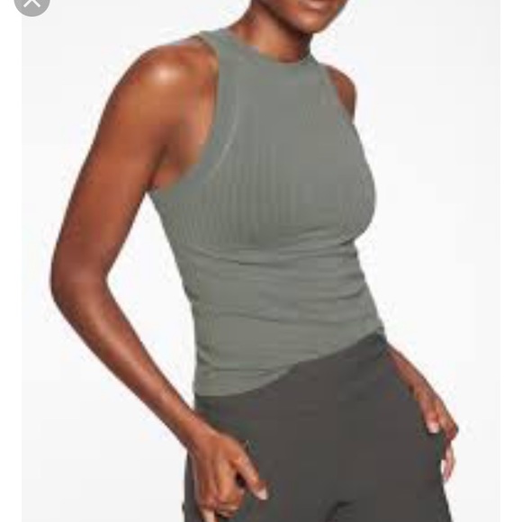 Athleta Tops - Athleta Fearless Crop tank gray XS